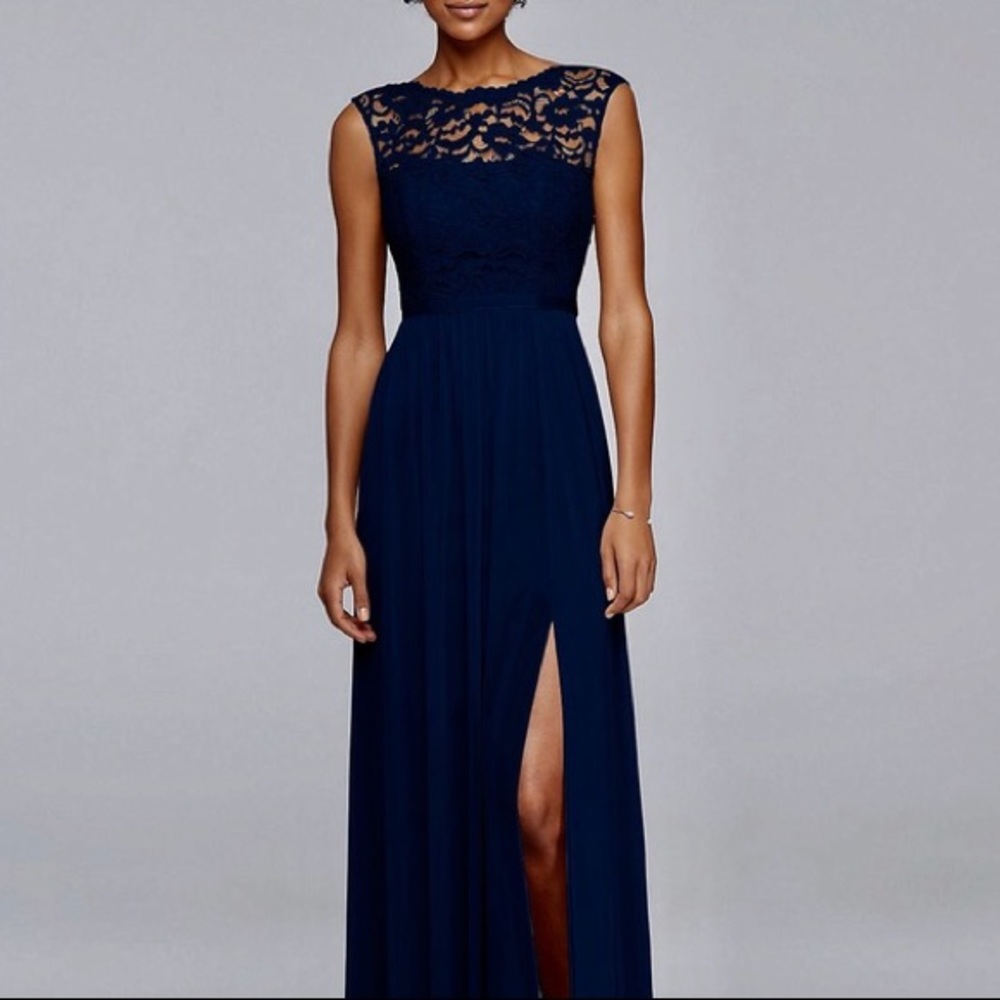 David’s Bridal Marine Bridesmaid Dress Sz. 24